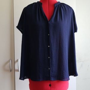Navy Blouse